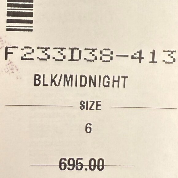 NWT Women's SACHIN & BABI Fallon Dress in Black/Midnight $695 | Size 6 - Picture 13 of 14